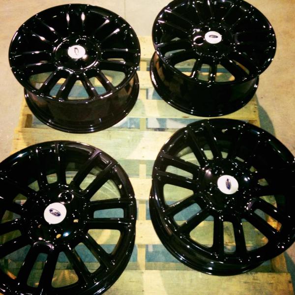 Vamp up the look of your ride by having your rims transformed with our powder coating services! 